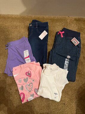 Lot of girls size 5 clothing, NWT